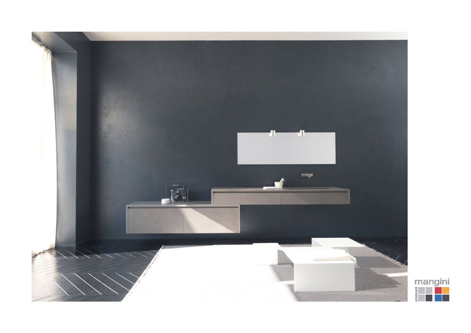 bagno twenty kerlite e vetro