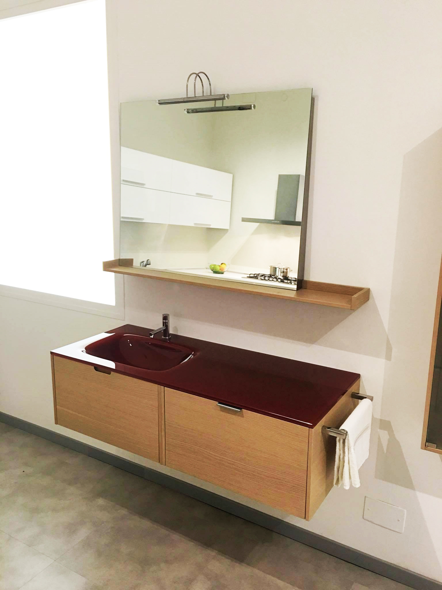 Consolle bagno altamarea sconto 60% arredo bagno a prezzi scontati Consolle laccata lucida rosso