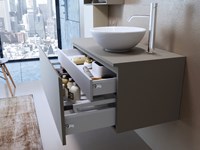Cestone estraibile con cassetto interno
