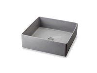Lavandino trabocchetto grey in resina di Cipě