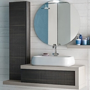 mobile bagno compab con specchiera e faretto sconto 36