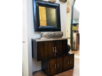 agno etnico in offerta in legno massello convenienza outlet in legno con specchio