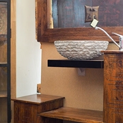 mobile bagno exotica in legno di sessham in offerta outlet compreso specchio