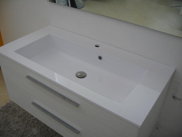 arlex mobile per bagno con cassetti e top integrato in offerta