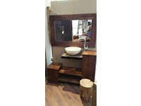 mobile bagno in legno massello indiano etnico in offerta outlet