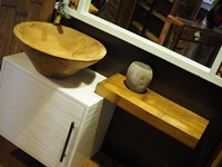 mobile bagno in offerta in legno e crash bambu sconto outlet nuovimondi