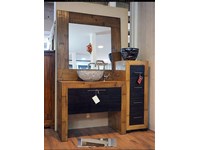 BAGNO CRASH BAMBU' MIELE ANTICO/NOCE SCURO