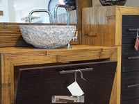 BAGNO CRASH BAMBU' MIELE ANTICO/NOCE SCURO