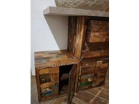 mobile bagno cubi fram recicle wood in offerta nuovimondi design