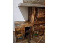 mobile bagno cubi fram recicle wood in offerta nuovimondi design