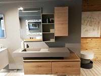Composizione bagno modello La Fenice in ecomalta a prezzo outlet