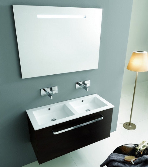 Offerta bagno doppio lavello arredo bagno a prezzi scontati Composizione bagno doppio lavandino