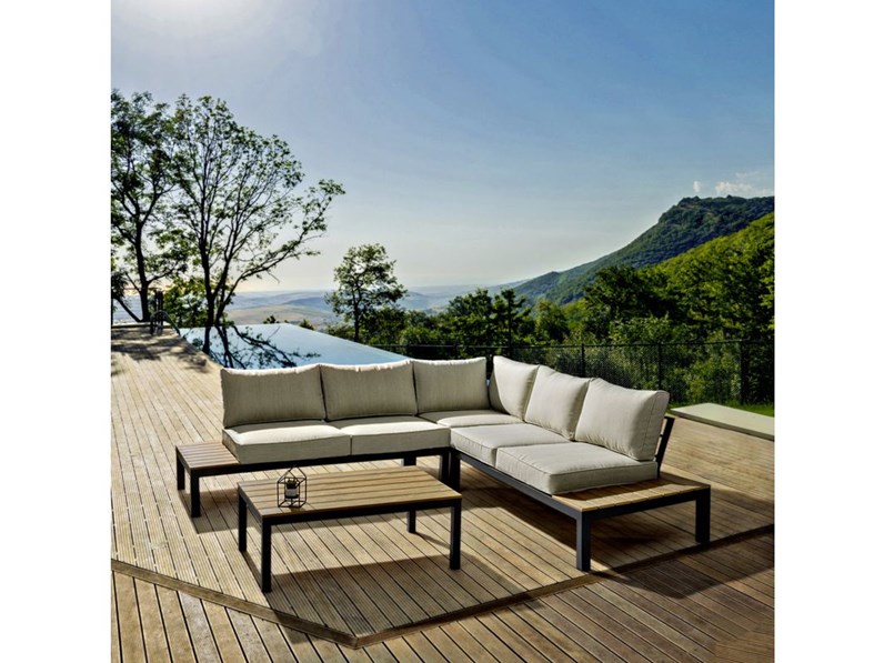 salotti divani montagna Divano Arredo Giardino Montagna PUFFONE Divano Da Giardino In Tessuto A  Posti By GART Design