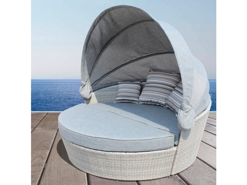 Arredo Giardino Cosma outdoor living Divano conchiglione brasile con ... - ArreDo GiarDino Cosma OutDoor Living Divano Conchiglione Brasile Con Cuscini Con Uno Sconto Esclusivo54 N3 1029699