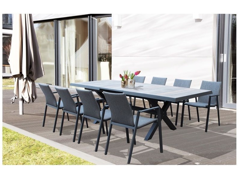 Arredo Giardino Cosma outdoor living Tavolo djerba allungabile 200/260 ... - ArreDo GiarDino Cosma OutDoor Living Tavolo Djerba Allungabile 200 260 Antracite A Prezzi Outlet N3 951870