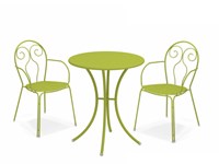 Emu Pigalle ø 60 con 2 poltroncine caprera: tavolo da giardino a prezzi outlet