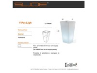 Slide Slide shopping , vasi luminosi vendita promozionale