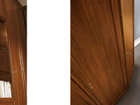 Patticolari della verniciatura modello Dea noce