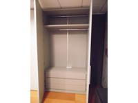 Camera Pianca con Armadio Laccato poro aperto, Letto Filo XL e Comò Segno - SCONTO -60