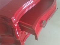 Cassettiera Creazioni Silik modello Berto Rosso lucido