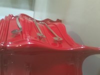 Cassettiera Creazioni Silik modello Berto Rosso lucido