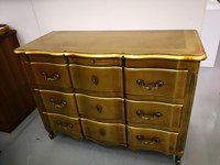 Como' classico in legno in foglia oro
