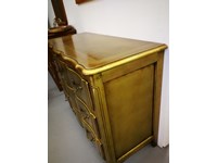 Como' classico in legno in foglia oro