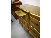 Como' classico in legno in foglia oro