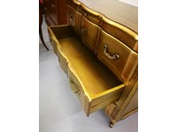 Como' classico in legno in foglia oro