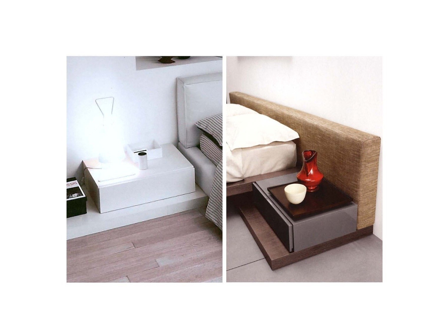 Comodino moderno a due cassetti camere a prezzi scontati Comodini moderni