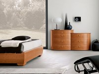 Gruppo comò e comodini Napol modello Cemi 2 olmo. Offerta sconto 30%