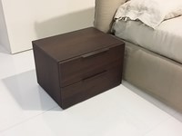 Gruppo letto Spazio rovere borgogna