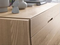 Napol comò e comodini Musa in legno olmo. Offerta sconto 30%