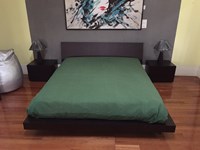 pianca camera da letto completa armadio scorrevole