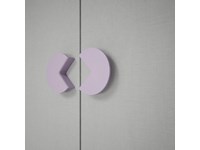 Dettaglio maniglie T48 laccato Ninfea Mistral