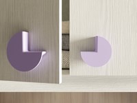 Cameretta a ponte con due letti colorata della San Martino Mobili