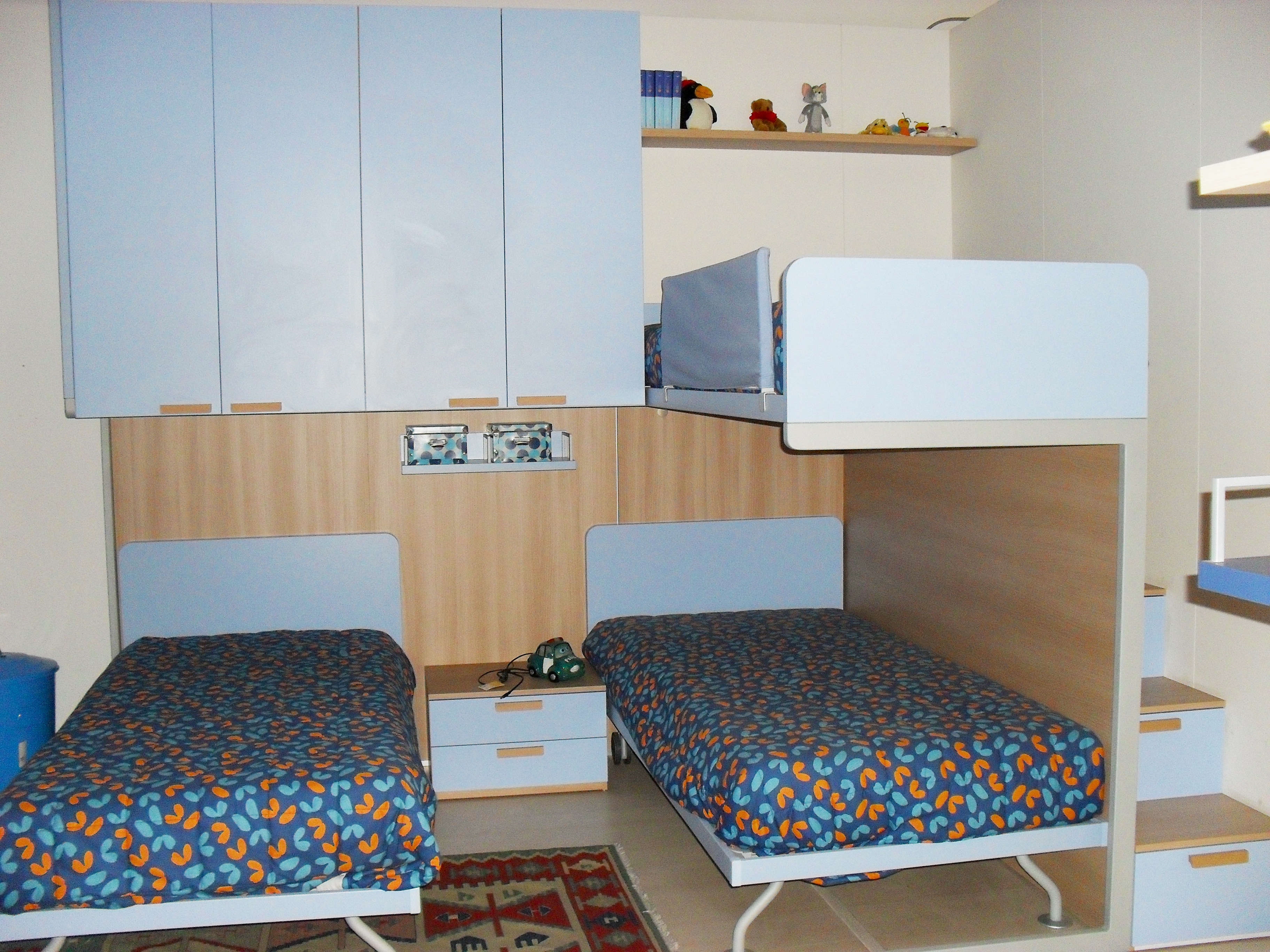 Letto rialzato per bambini : letto con soppalco per bambini. letto ...