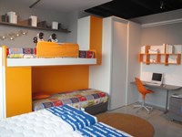 cameretta a ponte in laminato
