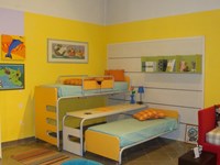 composizione letti scorrevoli CLEVER