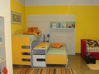 composizione letti scorrevoli CLEVER