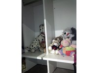 Interno armadio sottostante al letto