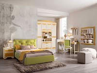 Cameretta con letto da una piazza e mezza imbottito
