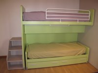 LETTO CON CASSETTI