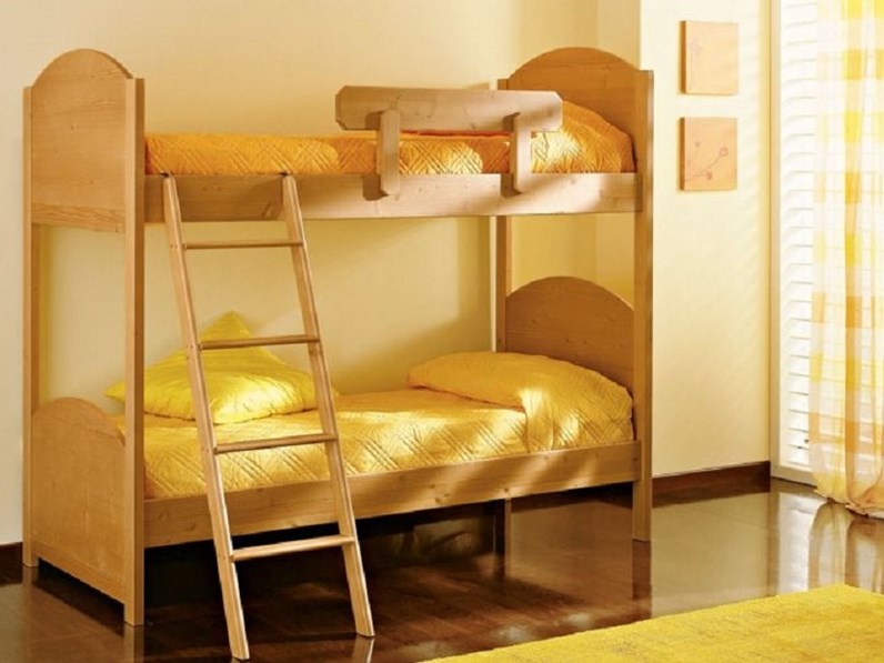 Letto A Castello Offerte.Cameretta Letto A Castello In Massello Di Abete Scontato Del 30