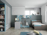 Cameretta letto a terra 01 Mistral