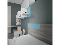 Dettaglio cameretta letto a terra 01 Mistral