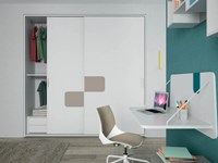Armadio scorrevole in Luce Tablet Mistral