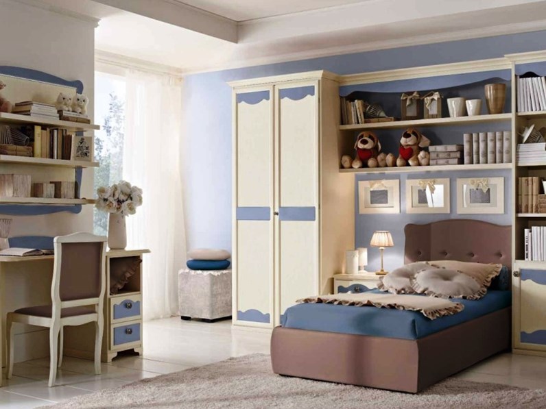 Cameretta letto a terra stile provenzale scontata -30% Cameretta letto a terra stile provenzale scontata -30%