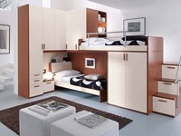 Cameretta del programma Energy con letto a soppalco