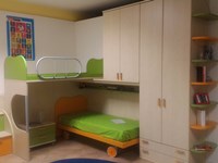 CAMERETTA COLOMBINI MOD. GOLF CON LETTO SOPPALCO A PREZZO SCONTATO EXPO